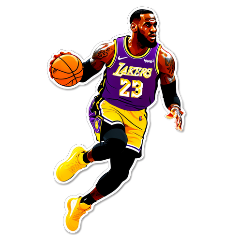 Sticker ni LeBron James sa Pagkilos