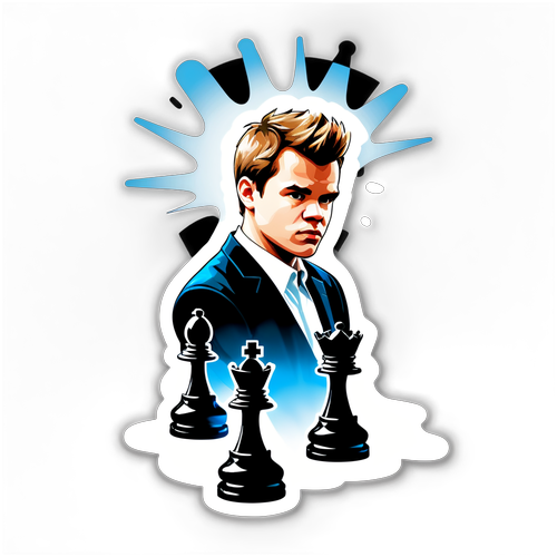 Magnus Carlsen Chess Tournament Sticker