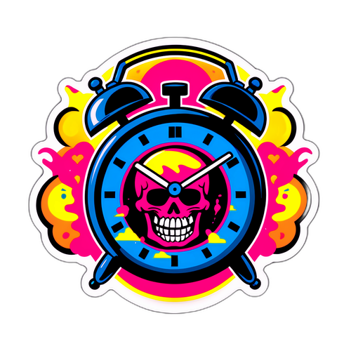 Reloj despertador: 'despierta hombre muerto'