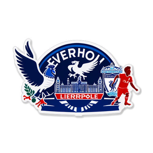 Stiker Atmosfer Pertandingan Everton vs Liverpool