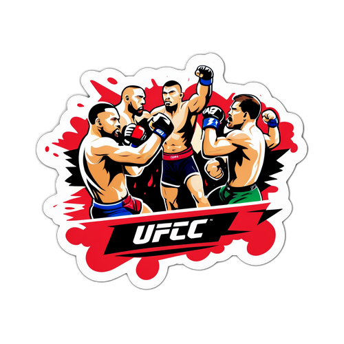 UFC Gevecht Sticker