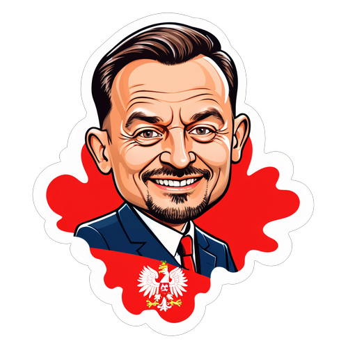 Szalony Karikaturny Marcin Kierwiński: Polska Polityka w Pełnym Rozkwicie!