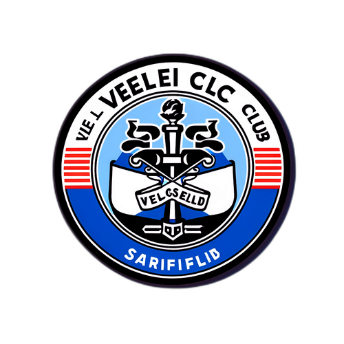 Stiker Bergaya Vintage Rivalitas Sejarah Velez Sarsfield dan Racing Club