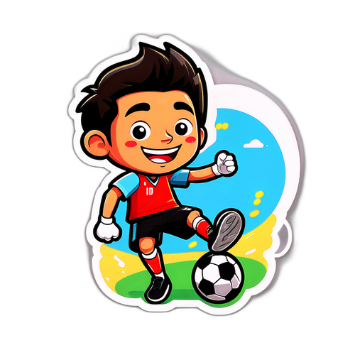 Stiker Lucu Pemain Sepak Bola