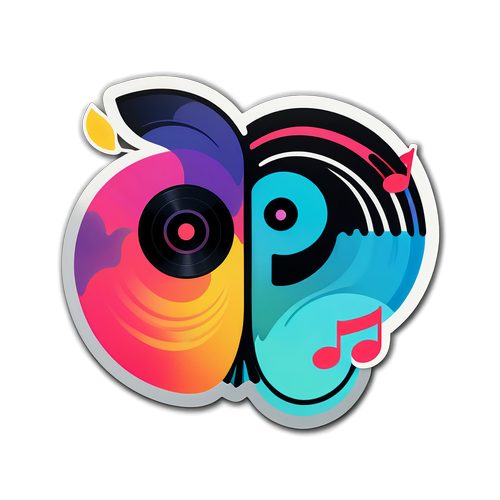 Napaka-istilong Sticker para sa Apple Music Replay 2024