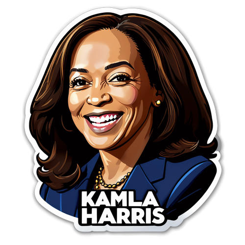 ¡Increíble! El Diseño de Sticker de Kamala Harris que Inspira a Luchar por la Igualdad y la Justicia