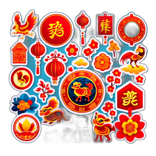 สติ๊กเกอร์เทศกาลตรุษจีน