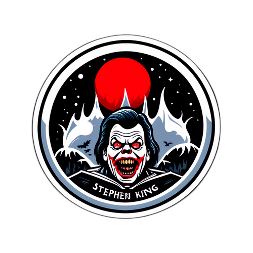 Autocollant inspiré par Stephen King