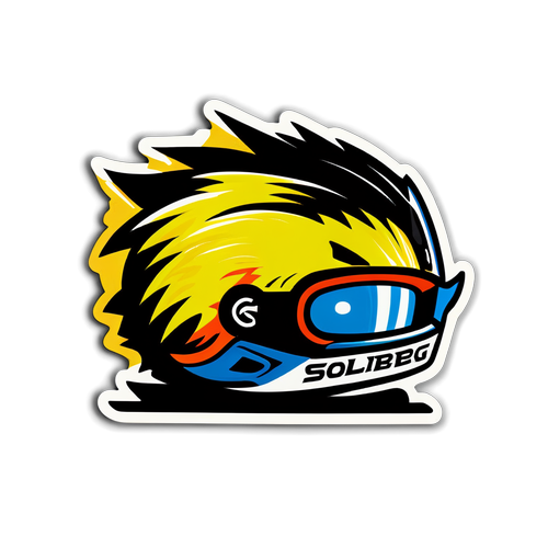 Racing Sebastian Solberg Sticker