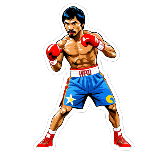 Manuel Pacquiao: Bayani ng Boksing na May Makulay na Pamana – Sticker na Dapat Milhin!