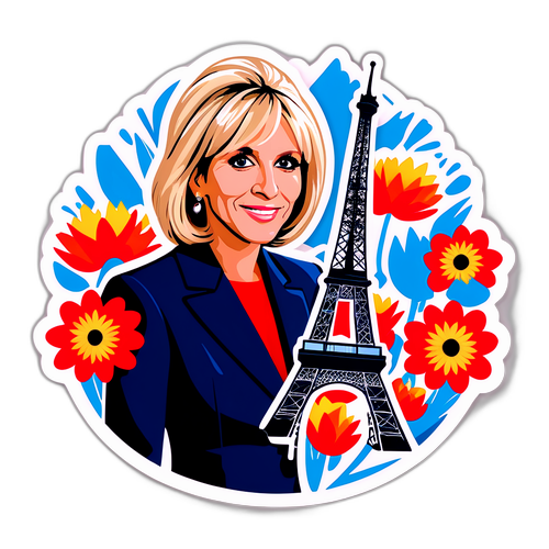 Brigitte Macron Klistermärke