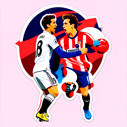 Sticker de Clásico: Real Madrid vs Atlético de Madrid