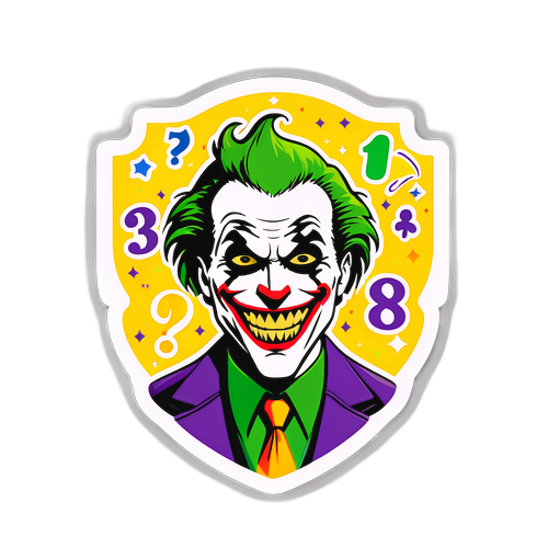 Αυτοκόλλητο για το πάρτι με τον Τζόκερ