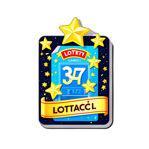 Bilhete de Loteria Estilizado
