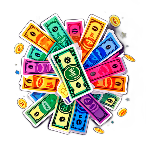 Dinheiro da Sorte com Notas Dançantes