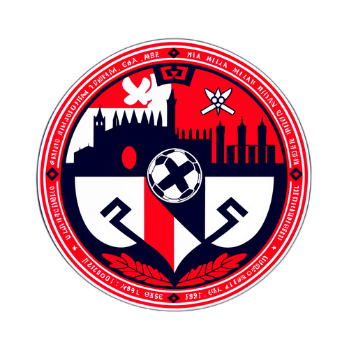 Milan ve Genoa Sembolünü Birleştiren Derby Ruhu Tasarımı