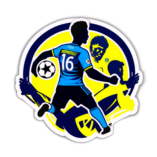 Brøndby - OB Rivalisering Kunst Sticker