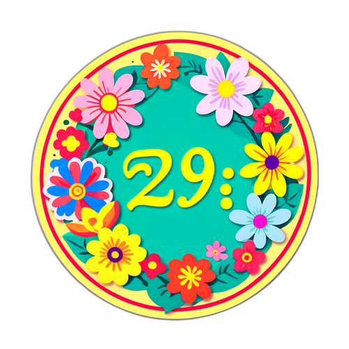 Sticker ilustrând tradițiile din 29 iunie