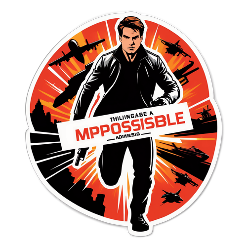 Thrilling Mission Impossible-klistermærke