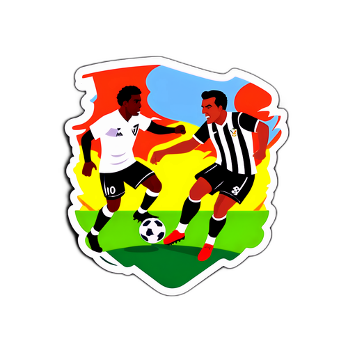 Stiker Pertandingan Bragantino vs Vasco