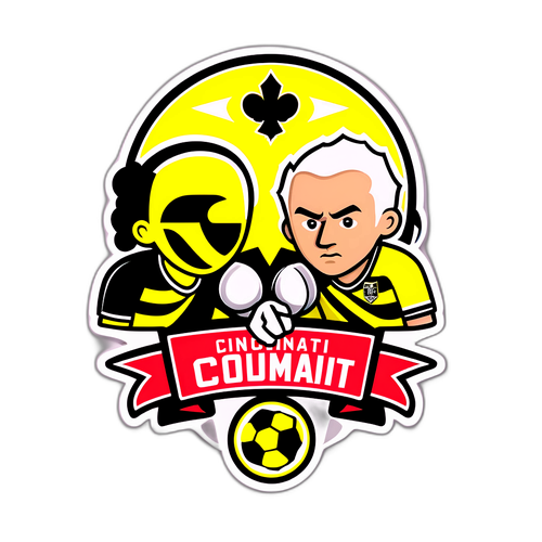Stiker Rivalitas Cincinnati dan Columbus Crew
