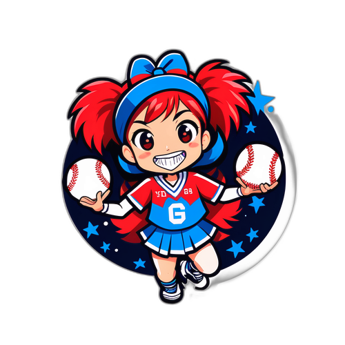 山梨学院大学野球応援団のエネルギッシュなキャラクター