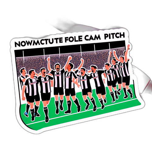 Glæde på Newcastle-pitchen