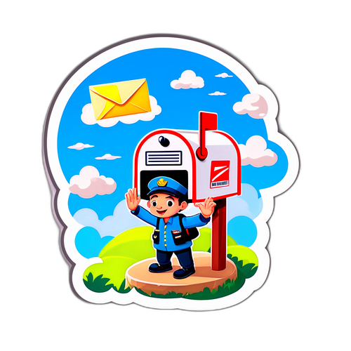 郵政主題貼紙