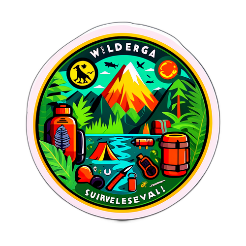 荒野求生主题贴纸