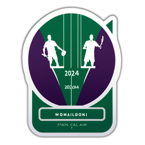 Wimbledon 2024 Finale: Alcaraz vs Djokovic Sticker