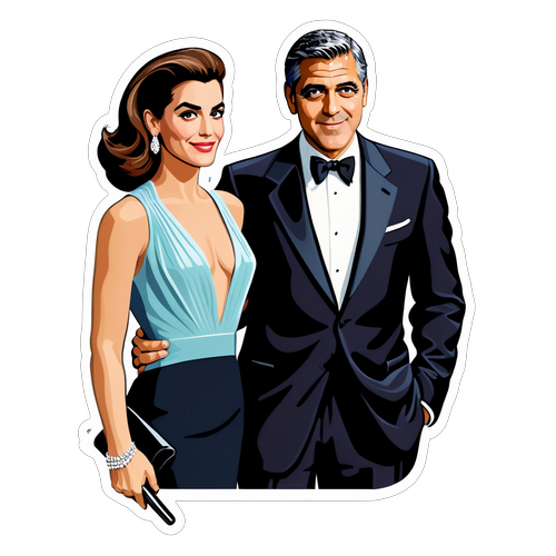 Élégance Glamour: George Clooney et Ines de Ramon