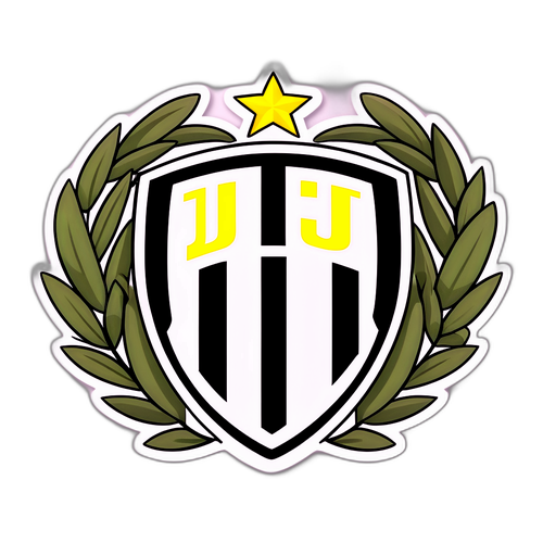 Sticker ya Nembo ya Juventus