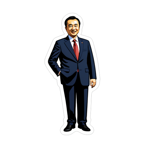 王健林商业传奇形象贴纸