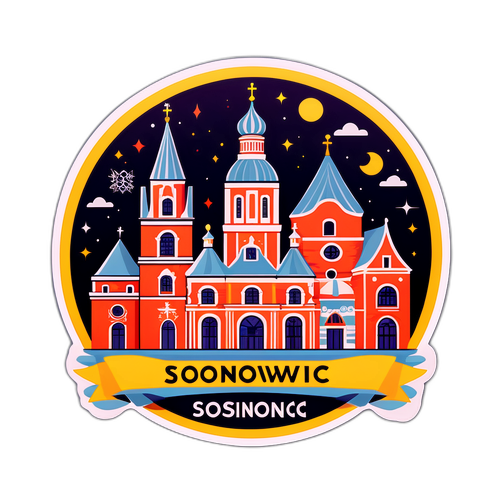 Sticker z Sosnowca: Architektura i symbole kulturowe
