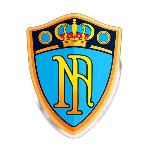 Fargerik klistremerke for Napoli