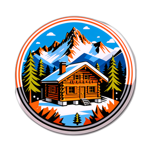 מדבקת אלפים מודרנית