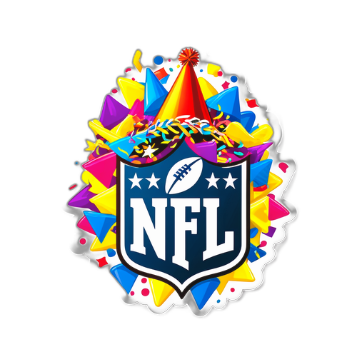 Feierliches NFL Logo Sticker
