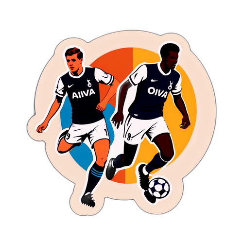 Tottenham Hotspur FC Retro Sticker