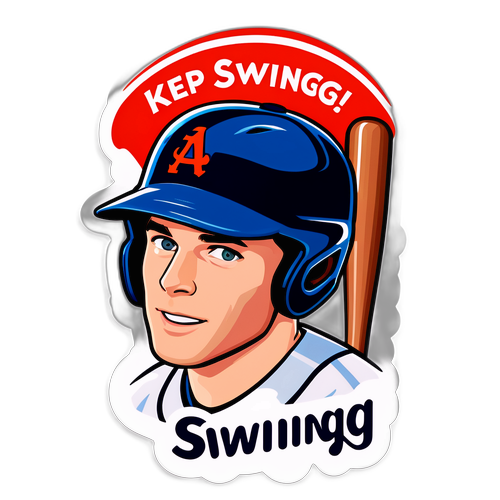 Keep Swinging Sticker