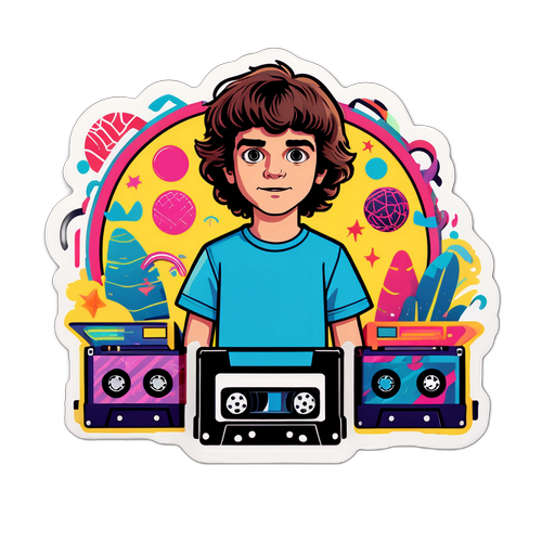 Adesivo Giocoso di Max da 'Stranger Things'