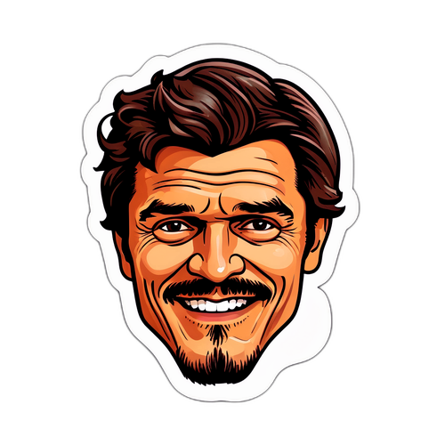 Pedro Pascal Caricatuur