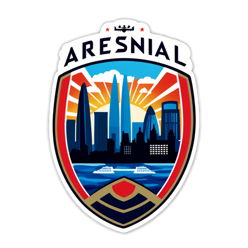 Gunners Selamanya: Arsenal Logo Menghiasi Langit London!