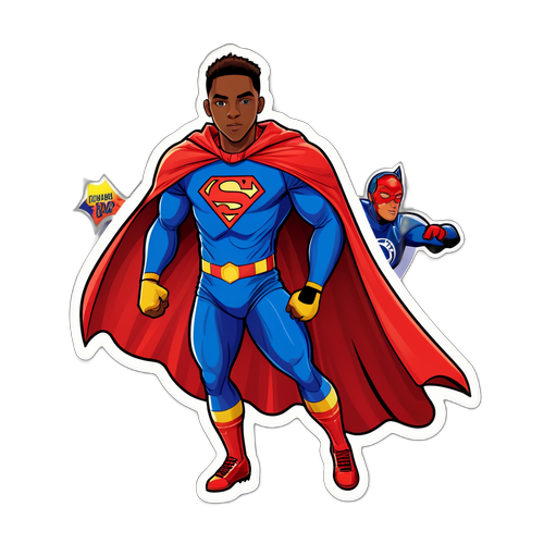 Adesivo Fantasy Sport: Lookman Supereroe