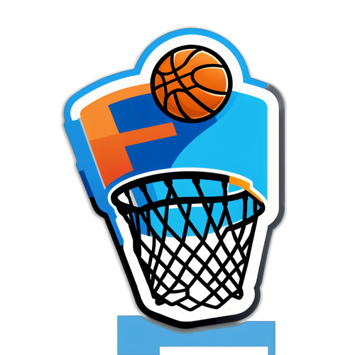 Motivational Sticker ng WNBA: "Rise Above"