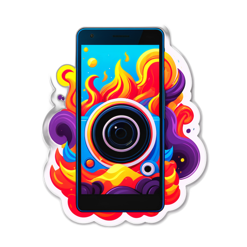 लावा अग्नि 4 फोन का मजेदार स्टिकर