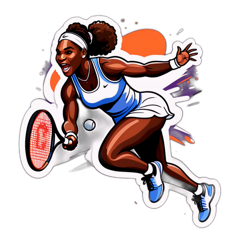 Serena Williams i aktion