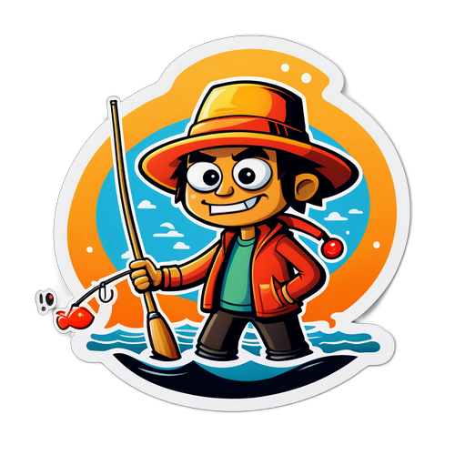 फिशिंग स्कीम कार्टून पात्र