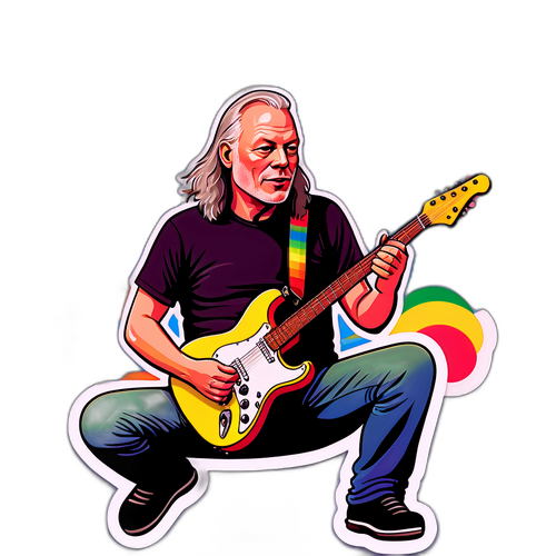 Adesivo di David Gilmour