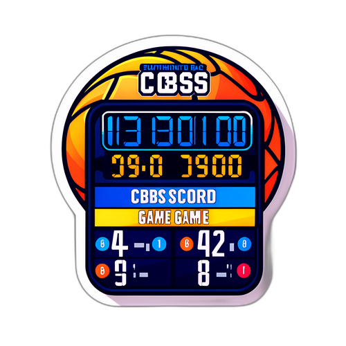 Spennende Sports Scoreboard Klistermerke