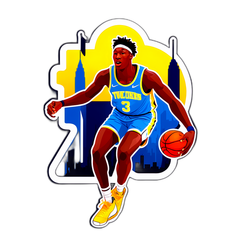 Minimalist na Disenyo ng Sticker ng Myles Turner